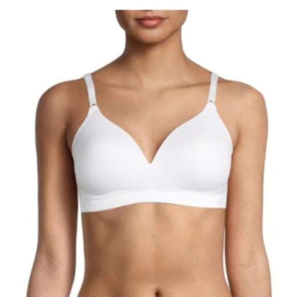 WARNER'S Cloud Seamless Bra White 36C